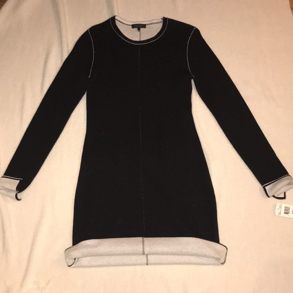 Rag and Bone Black sweater dress